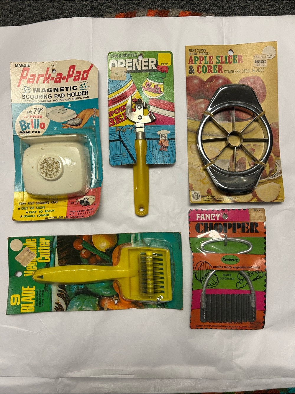 Vintage Multiple Kitchen Utensils Can Opener + Assorted Retro Gadgets